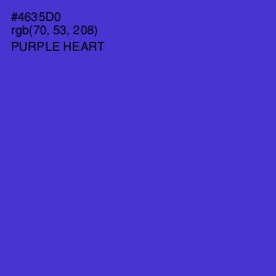 #4635D0 - Purple Heart Color Image