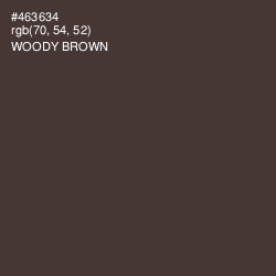 #463634 - Woody Brown Color Image