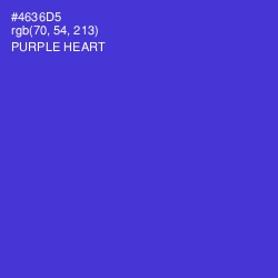 #4636D5 - Purple Heart Color Image