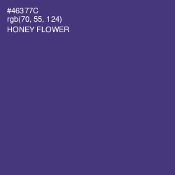 #46377C - Honey Flower Color Image