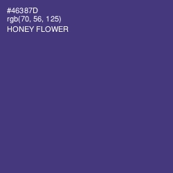 #46387D - Honey Flower Color Image