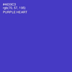 #4639C3 - Purple Heart Color Image