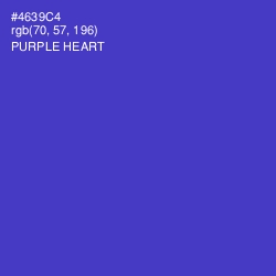 #4639C4 - Purple Heart Color Image