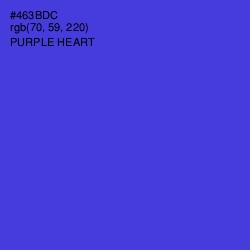 #463BDC - Purple Heart Color Image