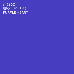 #463DC1 - Purple Heart Color Image