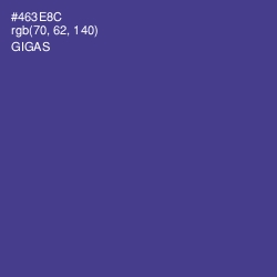 #463E8C - Gigas Color Image