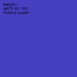 #463FC1 - Purple Heart Color Image