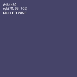 #464469 - Mulled Wine Color Image