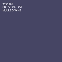 #464564 - Mulled Wine Color Image