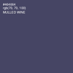 #464664 - Mulled Wine Color Image