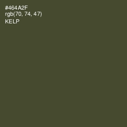 #464A2F - Kelp Color Image