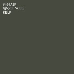 #464A3F - Kelp Color Image