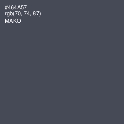 #464A57 - Mako Color Image