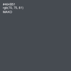 #464B51 - Mako Color Image