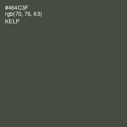 #464C3F - Kelp Color Image
