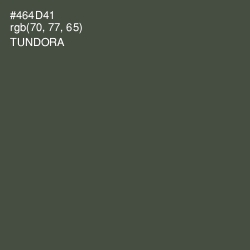 #464D41 - Tundora Color Image