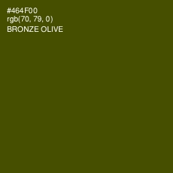 #464F00 - Bronze Olive Color Image