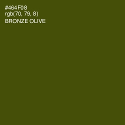 #464F08 - Bronze Olive Color Image