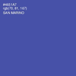 #4651A7 - San Marino Color Image