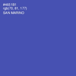#4651B1 - San Marino Color Image