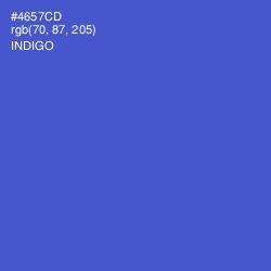 #4657CD - Indigo Color Image