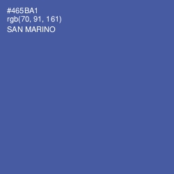 #465BA1 - San Marino Color Image