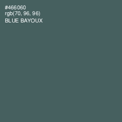 #466060 - Blue Bayoux Color Image