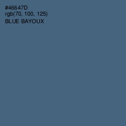 #46647D - Blue Bayoux Color Image