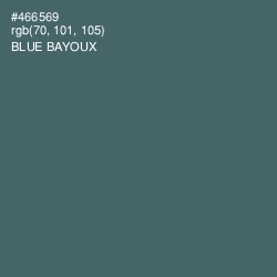 #466569 - Blue Bayoux Color Image