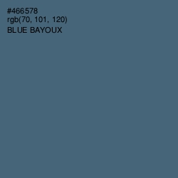 #466578 - Blue Bayoux Color Image