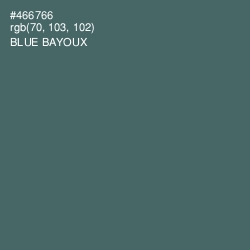 #466766 - Blue Bayoux Color Image