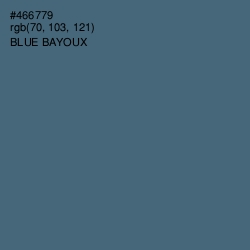 #466779 - Blue Bayoux Color Image