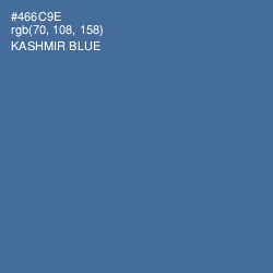 #466C9E - Kashmir Blue Color Image