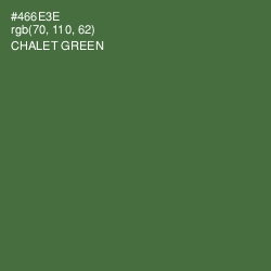 #466E3E - Chalet Green Color Image