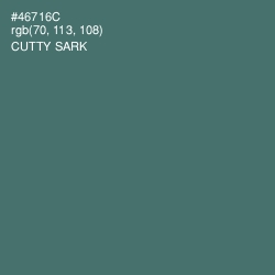 #46716C - Cutty Sark Color Image