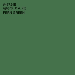 #46724B - Fern Green Color Image