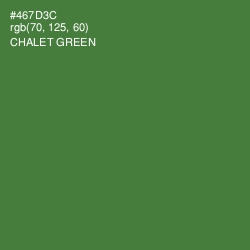 #467D3C - Chalet Green Color Image