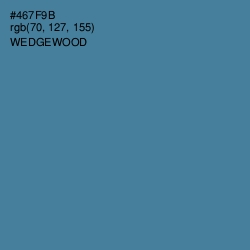 #467F9B - Wedgewood Color Image