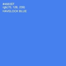 #4680EF - Havelock Blue Color Image