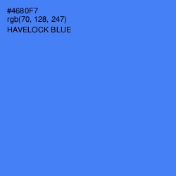 #4680F7 - Havelock Blue Color Image