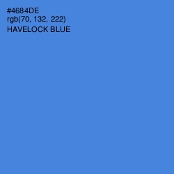 #4684DE - Havelock Blue Color Image