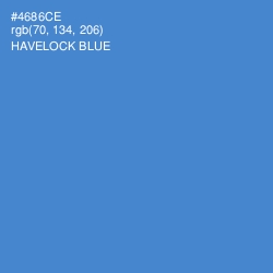 #4686CE - Havelock Blue Color Image