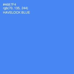 #4687F4 - Havelock Blue Color Image