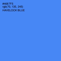 #4687F5 - Havelock Blue Color Image