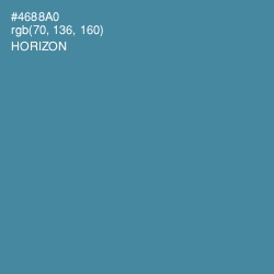 #4688A0 - Horizon Color Image