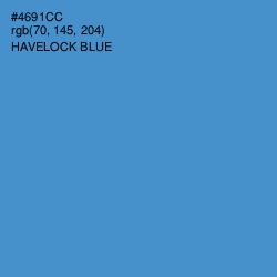 #4691CC - Havelock Blue Color Image