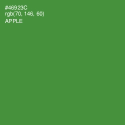 #46923C - Apple Color Image