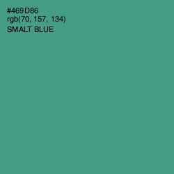 #469D86 - Smalt Blue Color Image