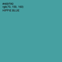 #469FA0 - Hippie Blue Color Image