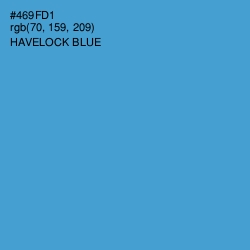 #469FD1 - Havelock Blue Color Image